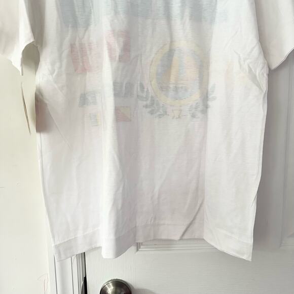 Vintage Cherokee Deadstock Sailing Crew Regatta Tee Medium Cotton Single Stitch - Picture 15 of 15